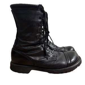 Corcoran 10” Field Boots Men’s Sz 10 D Black Leather Jump Combat Military USA